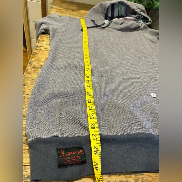 LOUVE design Gray & purple hoodies size L - Picture 5 of 8